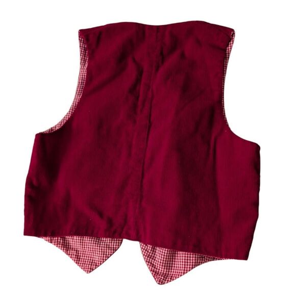 50s 60s Boys Vintage Red Courdory Chess‎ Jacket Vest Set MCM - Picture 10 of 10